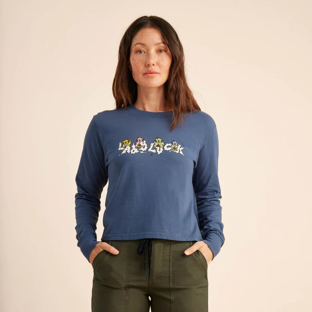 Roark Blue Long Sleeve Graphic Tee